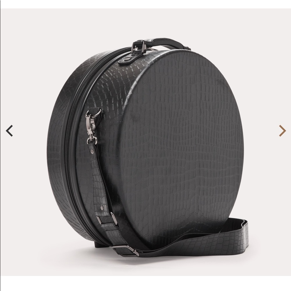 CALPACK Baye Medium Hat Box - Black